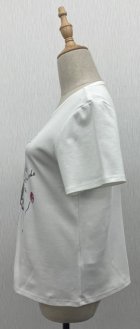 他の写真2: 　miyuki.ohashi×ｔoilette　半袖Ｔシャツ《白》Toilette（トワレ）