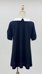 他の写真2: ☆白襟チュニック☆《紺色》[Toilette（トワレ）]