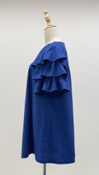 他の写真1: ☆お袖がティアードチュニック☆《ブルー》[Toilette（トワレ）] 