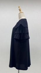 他の写真1: ☆お袖がティアードチュニック☆《黒》[Toilette（トワレ）] 