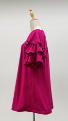 他の写真1: ☆お袖がティアードチュニック☆《ピンク》[Toilette（トワレ）] 