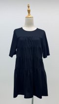 ☆ティアードタイプ、チュニック☆《黒》[Toilette（トワレ）]