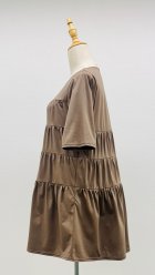 他の写真1: ☆ティアードタイプ、チュニック☆《モカ》[Toilette（トワレ）]