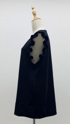 他の写真1: ☆お袖タックフリルジレ☆《黒》[Toilette（トワレ）]