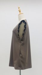 他の写真1: ☆お袖タックフリルジレ☆《モカ》[Toilette（トワレ）]