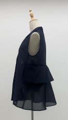 他の写真1: テーラーカラー＆バックフレアシアージレ《黒》[Toilette（トワレ）] 