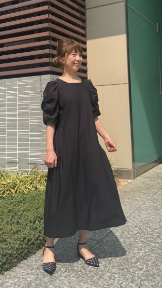 トワレ Toilette ブラウス 日本製 オフx黒 AL3563065 トワレ Toilette チュニックブラウス 日本製 AL3562065＿黒