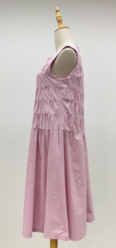 画像1: Light Coolロングティアードワンピース《ピンク》《サンプル品》[Toilette（トワレ）] 
